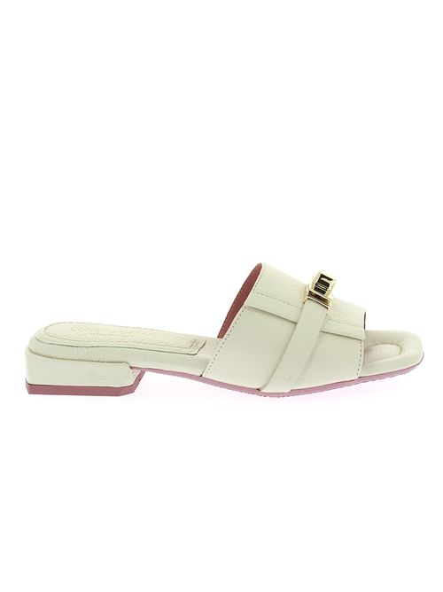 Fiordaliso 11 sabot da donna in pelle bianco latte LORENZO MARI | FIORDALISO 11X